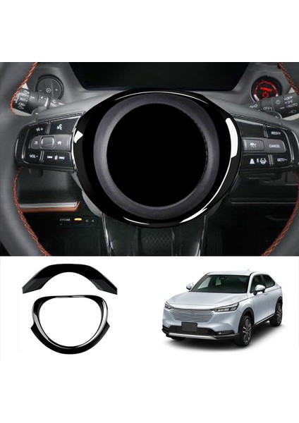 Honda Vezel Hr-V Hrv 2021 2022 Iç Araç Parlak Siyah Direksiyon Paneli Kapak Trim Dekorasyon Çerçevesi (Yurt Dışından) fırsatları