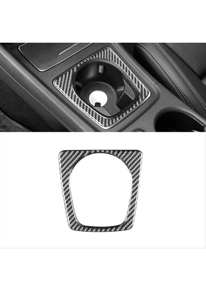 Mercedes Benz Cla C117 Gla X156 A Sınıfı W176 Karbon Fiber Merkez Konsolu Su Kupası Tutucu Kapak Döşeme (Yurt Dışından) fırsatları