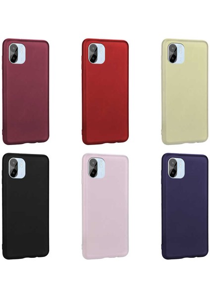 Xiaomi Redmi A1 Kılıf Vlmt Premier Silikon Kapak-Gold fiyatları