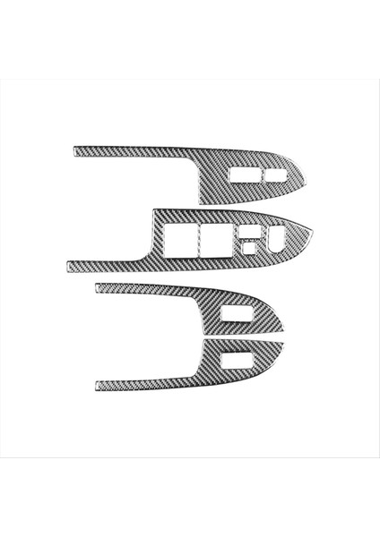 Honda Accord Için 2003-2007 Lhd Karbon Fiber Pencere Kaldırma Anahtarı Panel Iç Aksesuarlar (Yurt Dışından)