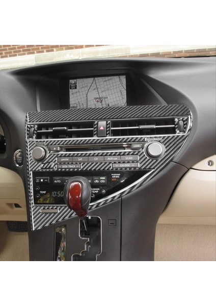Lexus RX350 RX450H 2010-2012 Lhd Merkez Konsolu CD Panel Çerçevesi Kapak Trim Iç Aksesuarları Için Karbon Fiber (Yurt Dışından) indirimleri