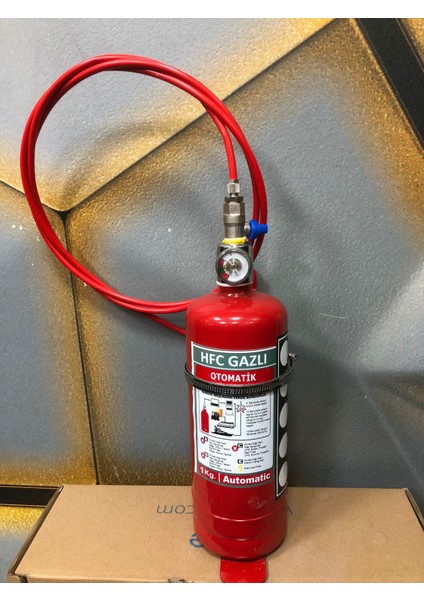 Yangın 1 kg Hfc Gazlı Pano Dekoratif Askı Pano Içi Söndürme Sistemi Dört Yıl Garantili modelleri