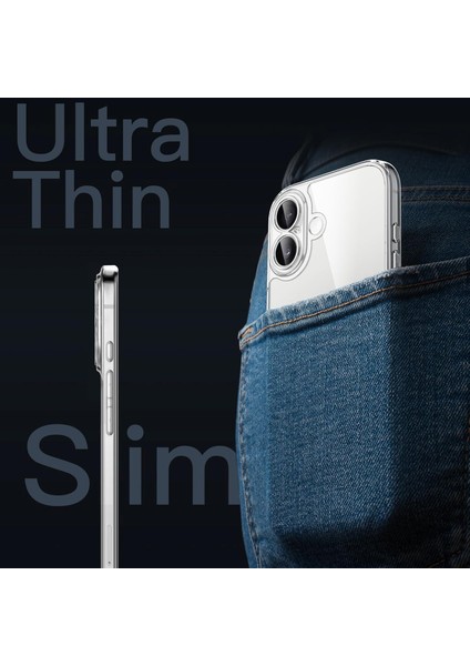 iPhone 17 Uyumlu Şeffaf Kılıf Kamera Korumalı Kılıf Ince Kılıf Silikon Kılıf - Şeffaf indirimleri