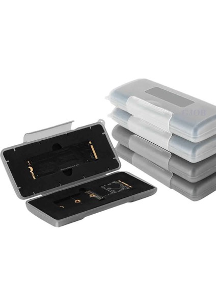 M2 2280 SSD Plastik Kasa Antistatik Saklama Kutusu Bellek Tutucu 1 ADET x M.2 Nvme 2280 Katı Hal Sürücüsü Için Koruma