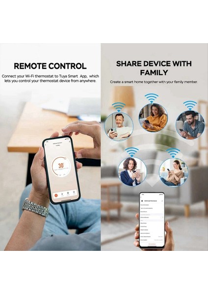 Wifi Akıllı Topuz Termostat Zemin Isıtma Su Gaz Kazan Odası Programlanabilir Sıcaklık Kontrolör GB (Yurt Dışından) indirimleri