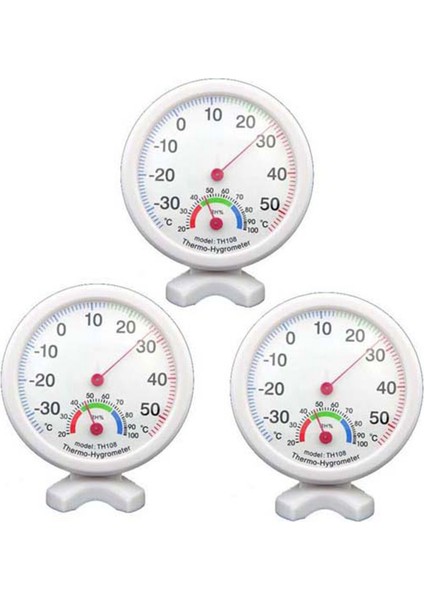 3x Higrometre Nem Termometre Sıcaklık/sıcaklık Ölçer (Yurt Dışından)