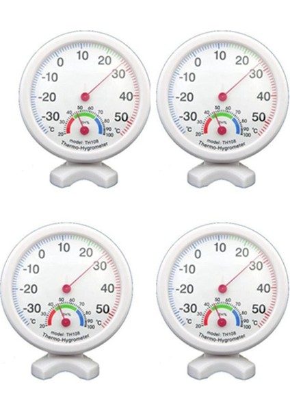 4x Higrometre Nem Termometre Sıcaklık/sıcaklık Ölçer (Yurt Dışından)