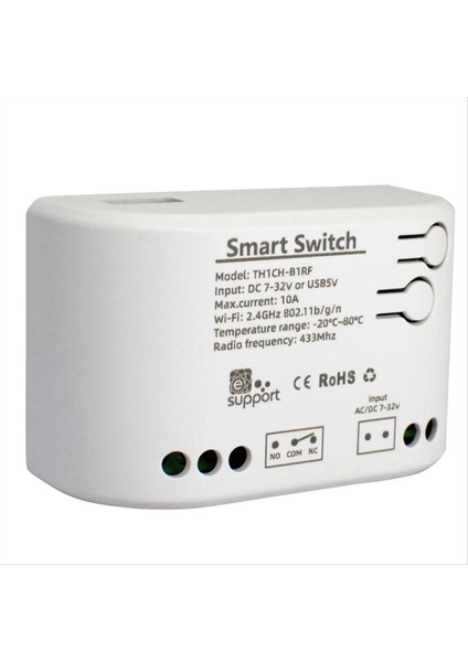 Ewelink Uygulaması Wifi Akıllı Sıcaklık Anahtarı 10A Izleme Termostat 1ch Wifi Röle Modülü Dc 7-32V (Yurt Dışından) fırsatları