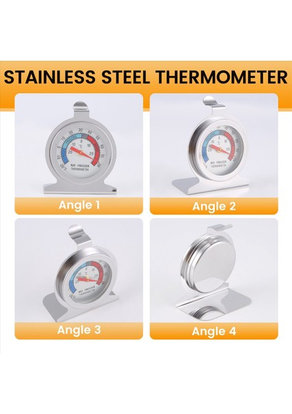 Buzdolabı Dondurucu Termometre Serisi Buzdolabı Dondurucu Için Büyük Kadran Termometresi Sıcaklık Termometresi (Yurt Dışından) indirimleri