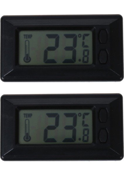 2x LCD Ekran Dijital Araç Iç Mekan Sıcaklık Termometresi (Yurt Dışından)