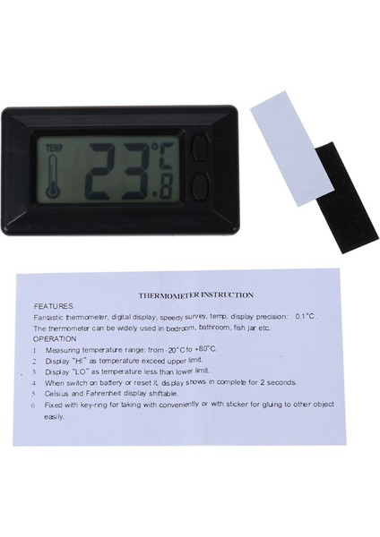 2x LCD Ekran Dijital Araç Iç Mekan Sıcaklık Termometresi (Yurt Dışından) indirimleri
