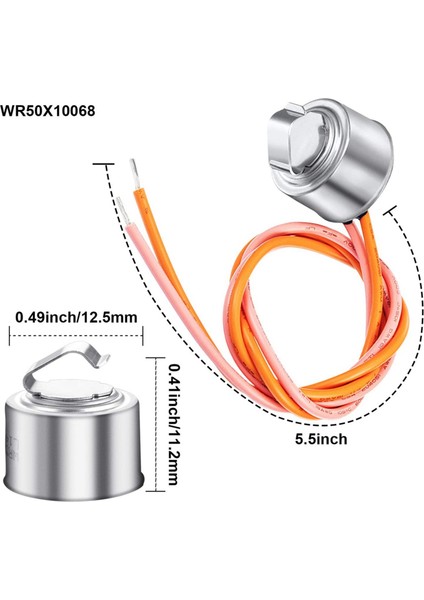 4 Pcs WR55X10025 Buzdolabı Sıcaklık Sensörü 914093 WR50X10068 Ge Buzdolapları Için Termostat Yetiştirin (Yurt Dışından) fiyatları