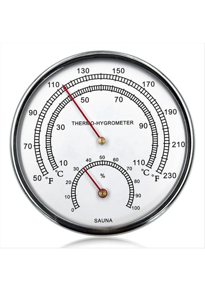 Sauna Aksesuarları Sauna Termometresi Fahrenheit 2&#39 De 1 Metal Sauna Termometresi ve Asılı Delekli Higometre (Yurt Dışından) fiyatları