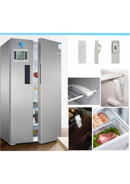 Kablosuz Buzdolabı Termometresi Dijital Dondurucu Termometre Sıcaklık Monitörü Kapalı Dış Mekan Için 2 Sensörle (Yurt Dışından) fiyatları