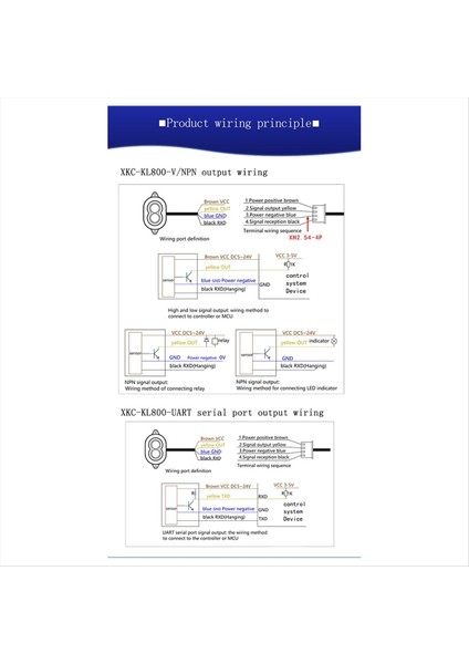 XKC-KL800 2024NEW 8m Lazer Mesafe Sensörü DC5-24V Lazer Optik Yakınlık Anahtarı Kızılötesi Hareket Sensörü C (Yurt Dışından) fiyatları