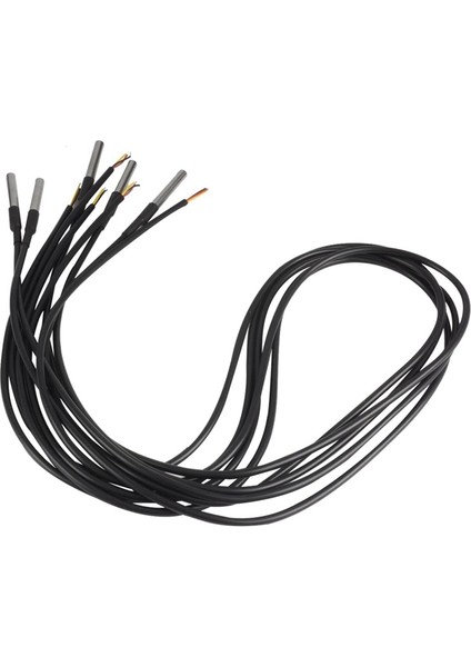 10PCS Su Geçirmez DS18B20 Sıcaklık Sensörü Dijital Sıcaklık Termal Kablo Sıcaklığı (-55 ℃- +125 ℃)- 1 Metre/3 2ft (Yurt Dışından) fiyatları