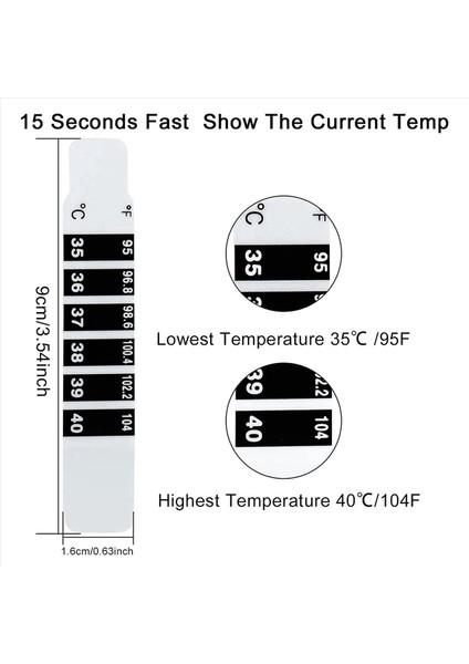 150 Pc Alın Termometre Şeritler Yapıştırıcı Termometre Şeritleri Yeniden Kullanılabilir Termometre Çıkartmaları Renk Değerlendirme Çıkartması (Yurt Dışından) fiyatları