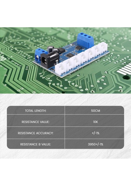 7 Kanal RS485 Ntc Sıcaklık Sensörü Ölçüm Modbus Rtu Kağıtsız Kaydedi Plc NT18B07 (Yurt Dışından) fiyatları