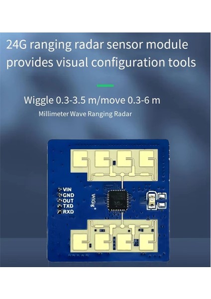 Yeni LD2411S Akıllı Ev 5V 50MA Performans 24GHZ Hareket / Mini Hareket Insan Algılama Mesafesi Sensörü Modülü (Yurt Dışından) fiyatları