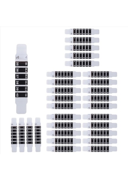 30 Pc Aln Termometre Şeritler Yapışkan Termometre Şeritleri Yeniden Kullanılabilir Termometre Çıkartmaları Roze Çözünme Sticary (Yurt Dışından) modelleri