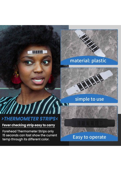 30 Pc Aln Termometre Şeritler Yapışkan Termometre Şeritleri Yeniden Kullanılabilir Termometre Çıkartmaları Roze Çözünme Sticary (Yurt Dışından) fırsatları