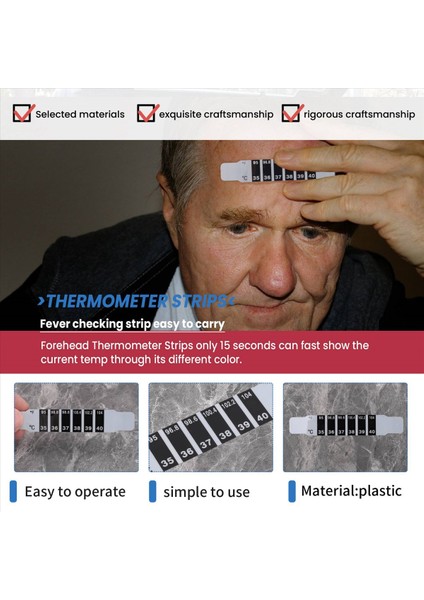 30 Pc Aln Termometre Şeritler Yapışkan Termometre Şeritleri Yeniden Kullanılabilir Termometre Çıkartmaları Roze Çözünme Sticary (Yurt Dışından) indirimleri