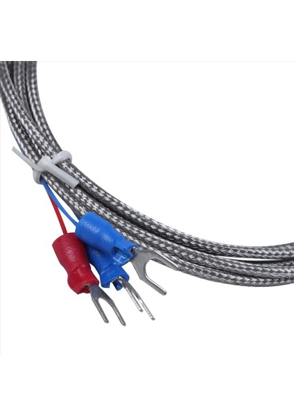 5x Çelik Sıcaklık Probu PT100 Rtd Sensör Kablosu 2m 98 mm 3 Kablolar -50 - 400 Celsius (Yurt Dışından) fırsatları