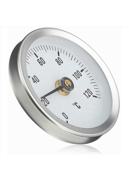 63MM Boru Klipsli Termometre Sıcaklık Yuvarlak Plaka Göstergesi Yaylı Aralık 0-120 ℃ Alüminyum Kılıf 15 Pcs Set (Yurt Dışından) fırsatları