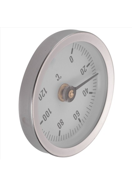 4x TS-W50A Termometre Sıcak Su Borusu Termometre Bimetal Paslanmaz Çelik Yüzey Boru Klipsli Sıcaklık Göstergesi (Yurt Dışından) indirimleri