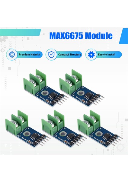 5pcs MAX6675 K Tip Termokupl Sıcaklık Sensörü Modülü Raspberry Pi Arduino (Yurt Dışından) fırsatları
