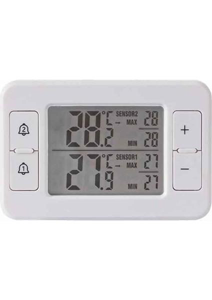 Kablosuz Kapalı Dış Dondurucu Termometre Sensörü Sıcaklık Monitörü Mutfak Için Sesli Alarm Sıcaklık Göstergesi (Yurt Dışından) fiyatları