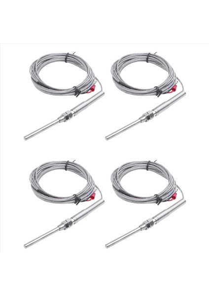 4x K Tip 50X5MM 800C Prob Termokupl Sıcaklık Sensörü Kablosu 9 8ft 3 Metre (Yurt Dışından)