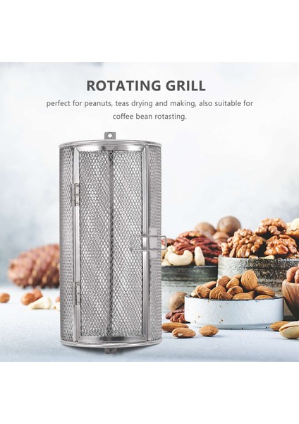 Evrensel Dönen Paslanmaz Çelik Izgara Kahve Çekirdeği Barbekü Izgara Kavurma Davul Ev Mutfak Için Rotisserie Sepeti (Yurt Dışından) fiyatları