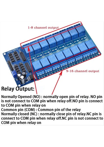 16 Kanal 12V Röle Modülü Optocoupler Düşük Seviyeli Tetikleyici Genişleme Kartı Raspberry Pi Için (Yurt Dışından) fiyatları