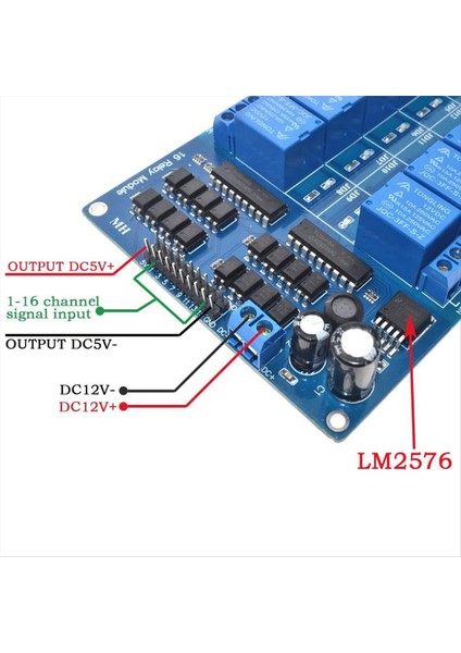 16 Kanal 12V Röle Modülü Optocoupler Düşük Seviyeli Tetikleyici Genişleme Kartı Raspberry Pi Için (Yurt Dışından) modelleri