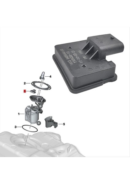 16138485646 Yakıt Basınç Sıcaklık Sensörü Sızıntı Teşhisi Modül Birimi Bmw X3 X4 X5 X6 X7 M5 M8 Z4 330I 530I 640I (Yurt Dışından) modelleri