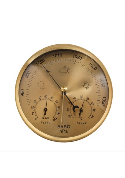 Ev Duvar Dekoru Bebek Odası Balıkçılık (Altın) Için 3&#39 Ü Dial Barometre Termometre Higometre (Yurt Dışından)