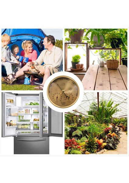 Ev Duvar Dekoru Bebek Odası Balıkçılık (Altın) Için 3&#39 Ü Dial Barometre Termometre Higometre (Yurt Dışından) indirimleri