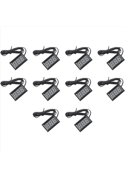 10X Dc 5-12 V-50-110 Derece C Dijital Termometre Termometre Buzdometresi Sıcaklık Dedektörü Prob Mavisi (Yurt Dışından)