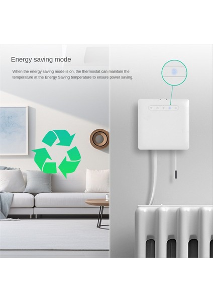 Ecowatt Elektrik Izleme Uygulaması Kontrolü Için Pilot Tel Isıtma Radyatörü Için Zigbee Akıllı Termostat (Yurt Dışından) fiyatları