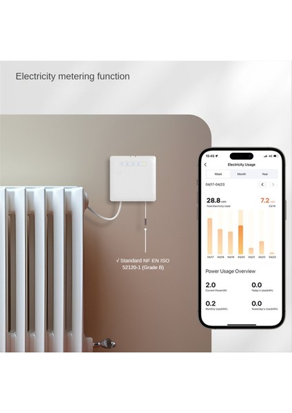 Ecowatt Elektrik Izleme Uygulaması Kontrolü Için Pilot Tel Isıtma Radyatörü Için Zigbee Akıllı Termostat (Yurt Dışından) fırsatları