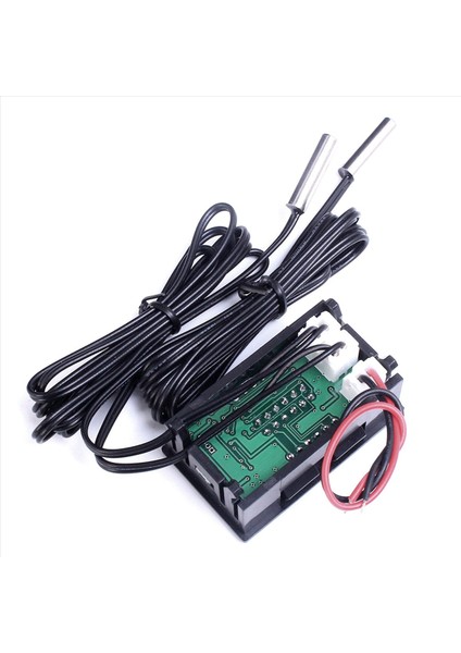 2x Çift Kırmızı LED Dijital Ekran Termometre Su Geçirmez Sıcaklık Sensörü 0 56 Inç (Yurt Dışından) fiyatları