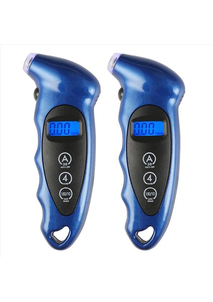 2x Yeni Lastik Hava Basınç Göstergesi Dijital Bisiklet Kamyonu Otomatik LCD Ölçer Test Cihazı Lastik Göstergesi (Yurt Dışından)