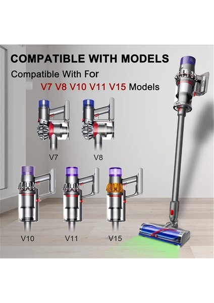 Dyson V7 V8 V10 V11 V15 Dyson Elektrikli Süpürge Aksesuarları Yüksek Torklu Toz Göstergesi Doğrudan Tahrikli Zemin Fırçası (Yurt Dışından) modelleri