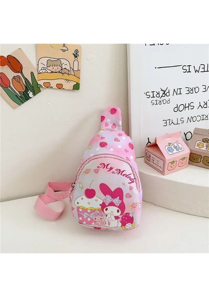 Karikatür Çocukları Çanta Sevimli Anaokulu Çocuklar Göğüs Çantası Erkek Kız Omuz Çantası Değişim Atıştırmalık Naylon Messenger Bagcolor: 1 Adet (Yurt Dışından)