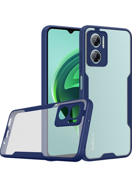 Xiaomi Redmi Note 11E Kılıf Vlmt Parfe Kapak-Lacivert