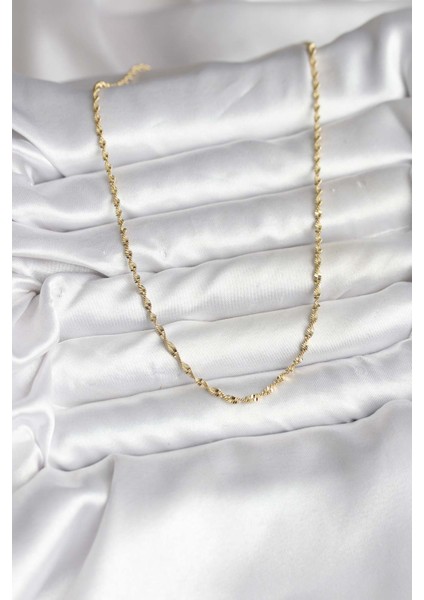 14K Gold Renk Kaplama Burgu Model cm Kadın Kolye fiyatları