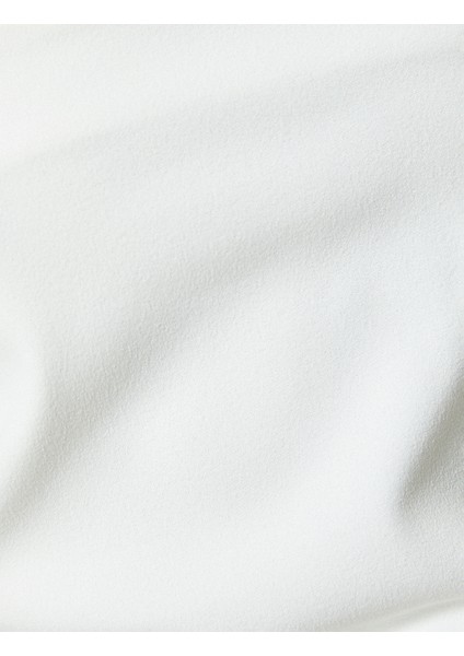 Straplez Mini Elbise Krep Scuba Kumaş