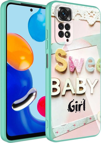 Xiaomi Redmi Note 11S Global Kılıf Kamera Korumalı Desenli Sert Silikon Vlmt Epoksi Kapak-No5