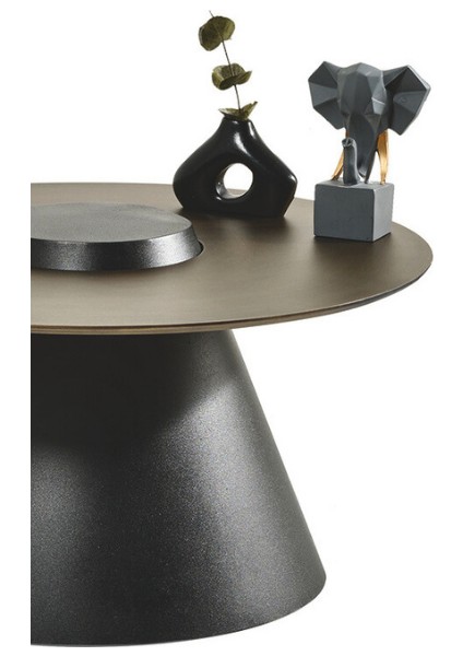 Venedik Orta Sehpa - Siyah & Pirinç Eskitme fiyatları